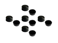 Cap-screw cover .65" (16.5mm) X .46" (11.7mm). Heat-proof Silicone. 10-pc set-NC 11-A