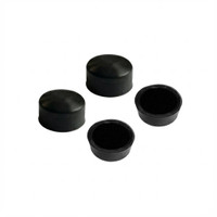 Nut cover .61" (15.5mm) HEX X .35" (8.9mm) Wrench Heat-proof Silicone. 4-pc set.-NC 16