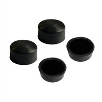 Nut cover .84" (21.3mm) HEX X .48" (12.2mm)Blackout. Heat-proof Silicone. 4-pc-NC 22
