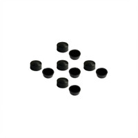 Cap-screw cover .37" (9.4mm) X .27" (6.9mm). Heat-proof Silicone. 10-pc set-NC 6