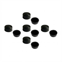 Cap-screw cover .56" (14.2mm) X .39" (9.9mm). Heat-proof Silicone. 10-pc set-NC 9