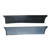 Running board covers. With steel backer and bend-over tabs-RB 1902