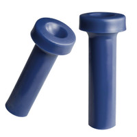 Door Lock Knob.  1-1/2" high.  Made of blue rubber.  Pair-RP 306-B