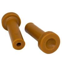 Door Lock Knob.  1-1/2" high.  Made of beige rubber.  Each-RP 306-D