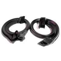 Molded Roof Rail Seals, for 2-Door Removable Top.  Pair R&L-RR 2200