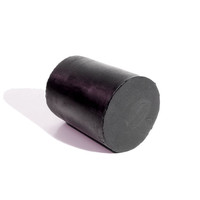 Solid Rubber Cylinder.  2-1/4" diameter, 3" thick.  Each-RS 13