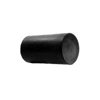 Solid Rubber Cylinder.  1-3/4" diameter, 3-1/4" thick-RS 14