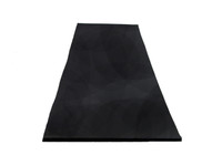 Solid Rubber Sheet.  5" wide X 14" long X 1/8" thick.  Each-S 18-0514
