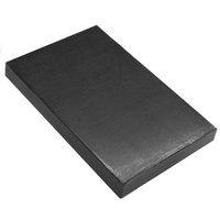 Solid Rubber Sheet.  3-3/4" wide X 6" long X 5/8" thick-S 58