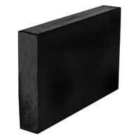 Solid Rubber Sheet.  3-3/4" wide X 6" long X 7/8" thick-S 78