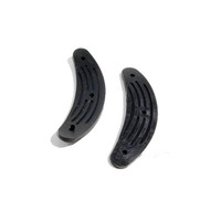 Seat Bumper.  Black.  3-5/16" long X 13/16" wide.  Pair-SB 200
