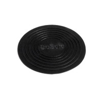 Rumble Seat Step Plate Pad.  Rubber face only.  4-1/4" O.D-SP 17