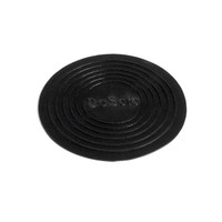 Rumble Seat Step Plate Pad.  Rubber face only.  4-1/4" O.D-SP 17