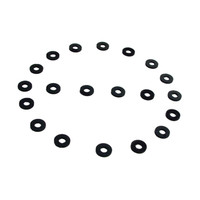 Flat Rubber Washers.  7/32" I.D., 1/2" O.D., 1/16" thick-UW 14