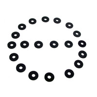Flat Rubber Washers.  7/32" I.D., 5/8" O.D., 1/16" thick-UW 15 Flat Rubber Washers.  7/32" I.D., 5/8" O.D., 1/16" thick-UW 15