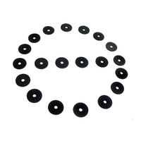 Flat Rubber Washers.  7/32" I.D., 1" O.D., 1/16" thick-UW 17 Flat Rubber Washers.  7/32" I.D., 1" O.D., 1/16" thick-UW 17