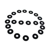 Flat Rubber Washers.  3/8" I.D., 1" O.D., 1/16" thick-UW 20 Flat Rubber Washers.  3/8" I.D., 1" O.D., 1/16" thick-UW 20