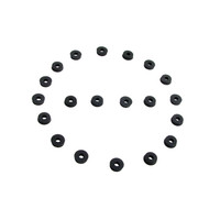 Flat Rubber Washers.  1/8" I.D., 3/8" O.D., 1/8" thick-UW 22