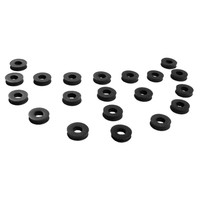 Flat Rubber Washers.  7/32" I.D., 1/2" O.D., 1/8" thick-UW 26