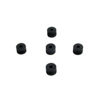 Flat Rubber Washers.  1/8" I.D., 3/8" O.D., 1/4" thick-UW 34