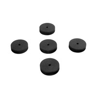 Flat Rubber Washers.  1/8" I.D., 1" O.D., 1/4" thick-UW 37