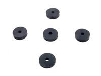 Flat Rubber Washers.  1/4" I.D., 1" O.D., 1/4" thick-UW 41