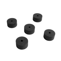 Flat Rubber Washers.  1/8" I.D., 3/4" O.D., 3/8" thick-UW 48