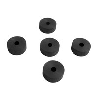 Flat Rubber Washers.  1/4" I.D., 1" O.D., 3/8" thick-UW 53