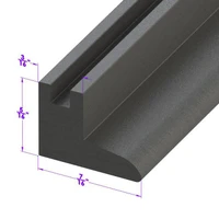 Vertical Seal for Vent Window.  Each is 17" long.  Pair-VS 2