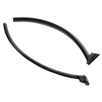 Rear Roll-Up Side Quarter Window Seals.  Each piece 15" long-VS 3-B
