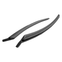 Rear Roll-Up Quarter Window Seals, made with steel core-VS 3-N