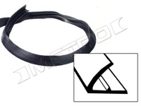Sold By The Foot - Vertical seal for vent window. Dense rubber. Universal part-VS 6-A/FT