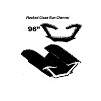 Flocked Glass Run Channel-WC 33-96