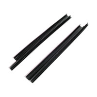 Door Glass Rain Diverter Channel.  Each piece 18-1/2" long-WC 200 Door Glass Rain Diverter Channel.  Each piece 18-1/2" long-WC 200