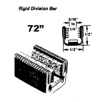 Upper and lower rigid division-bar channel-WC 25-72