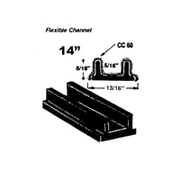 Flexible Rubber Window Channel-WC 32-14