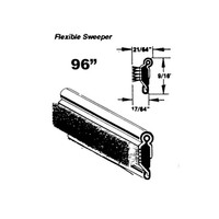 Flexible window sweeper. Made with stainless steel bead-WC 7-96