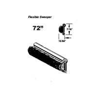 Flexible sweeper. Made with stainless steel bead-WC 8-72 Flexible sweeper. Made with stainless steel bead-WC 8-72
