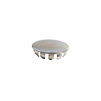 Chrome Plug Button.  For 1" hole size-WF 1000-H