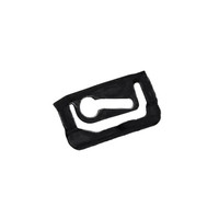 Rear Quarter Window Molding Clip.  Made of steel-WF 204