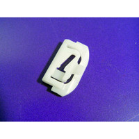 Lower Side Window Reveal Molding Clip.  Made of nylon-WF 214