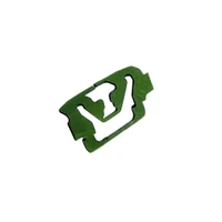 Windshield Reveal Molding Clip.  Made of steel.  1" x 5/8"-WF 225