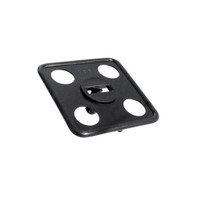 Hood Insulation Fastener.  Nylon.  2" square, 1/2" high-WF 7-N