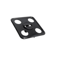 Hood Insulation Fastener.  Nylon.  2" square, 1/2" high-WF 7-N