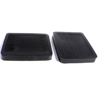 Clutch and Brake Pedal Pads.  Perfect reproduction-CB 24