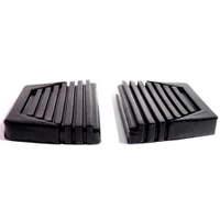 Clutch and Brake Pedal Pads.  Exact reproduction-CB 80