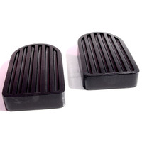 Clutch and Brake Pedal Pads.  1-3/4" wide X 3" long.  Pair-CB 86