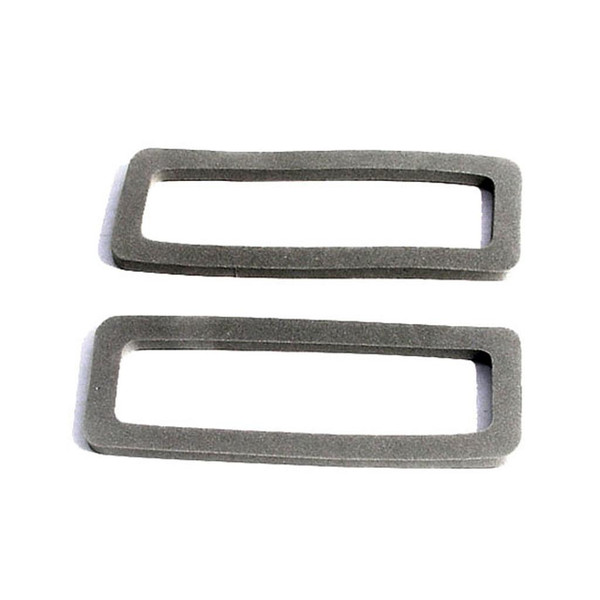 Back-up Light Lens Gaskets.  Made of gray sponge.  Pair-LG 2000-103