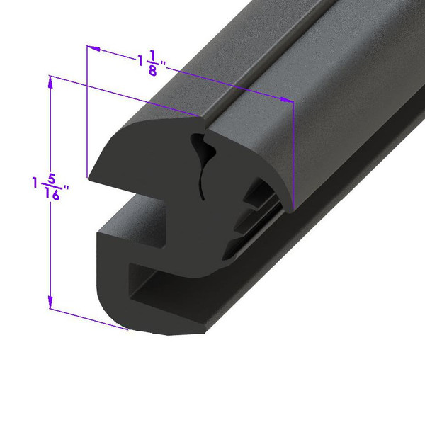 Sold By The Foot - Windshield and Rear Window Seal-LP 30-S