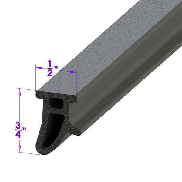 Door Side Seal, Without Clips (for seal with clips-LP 40-F